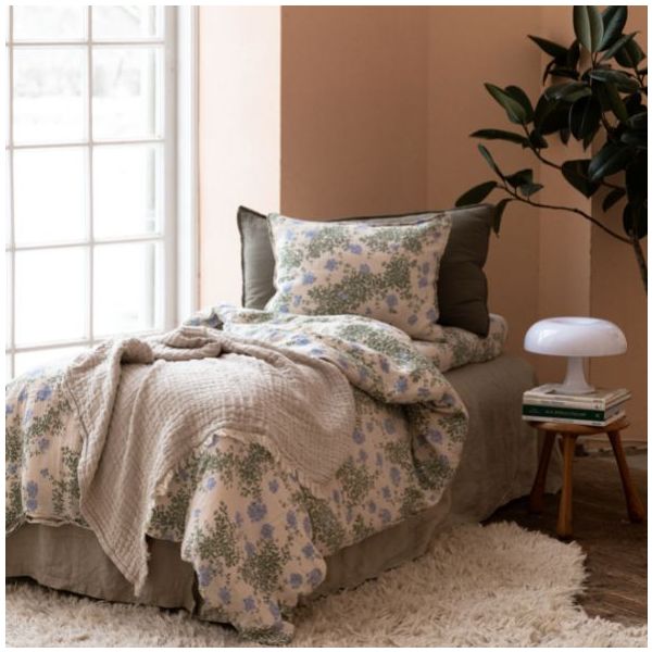 Muslin Pillowcase 50x70 - Plumbago