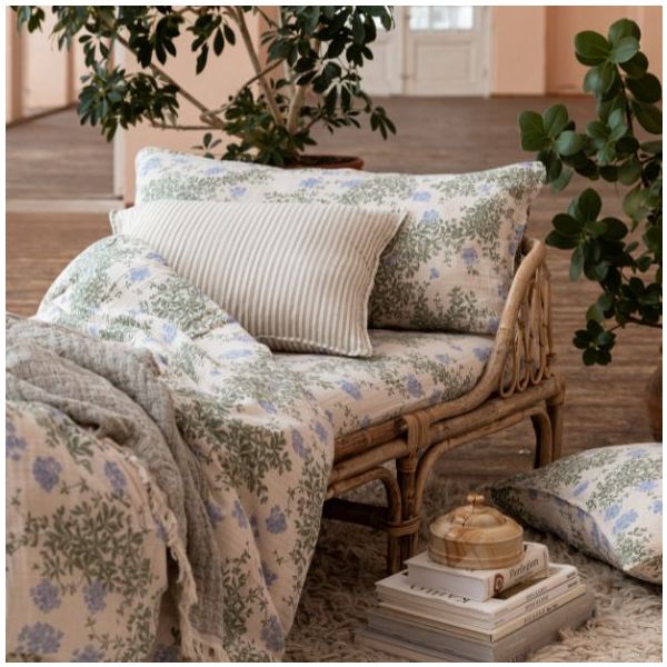 Muslin Pillowcase 50x70 - Plumbago