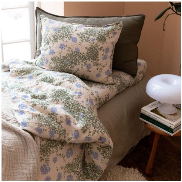 Muslin Pillowcase 50x70 - Plumbago
