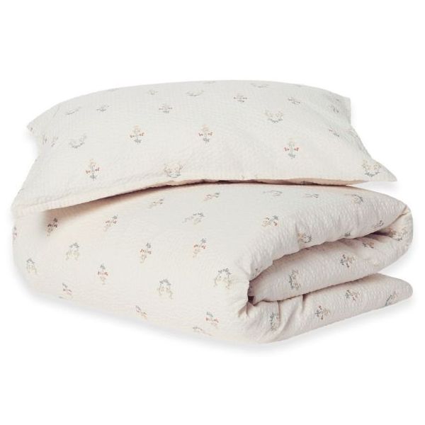 Parure de lit Coton Gaufré 100 x 140 - La Fraise