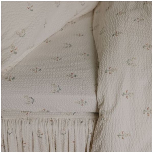 Seersucker Duvet Cover 140 x 200 - La Fraise