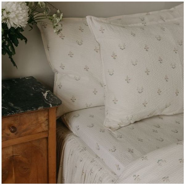 Seersucker Duvet Cover 140 x 200 - La Fraise