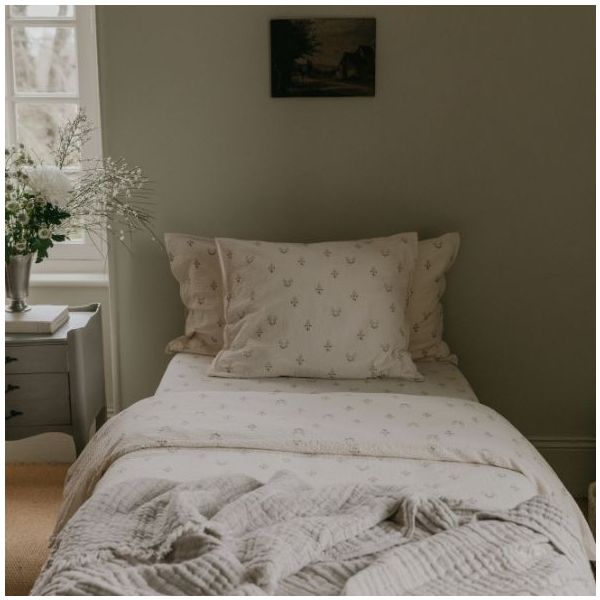 Seersucker Duvet Cover 140 x 200 - La Fraise