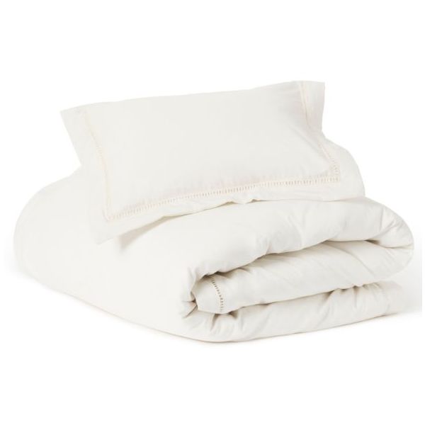 Percale Bed Linen 100x140 - Pearl