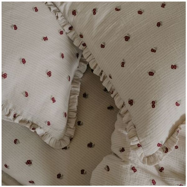 Drap housse Gaze de Coton 90 x 200 - Rosehip