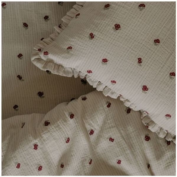 Drap housse Gaze de Coton 90 x 200 - Rosehip