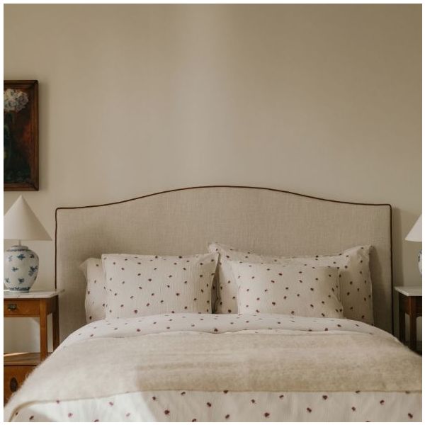 Housse de couette Gaze de Coton 140 x 200 - Rosehip