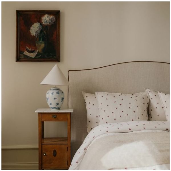 Housse de couette Gaze de Coton 140 x 200 - Rosehip