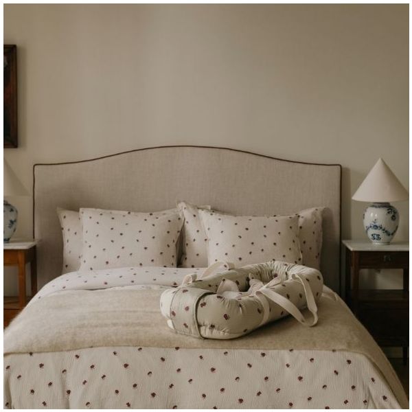 Housse de couette Gaze de Coton 140 x 200 - Rosehip