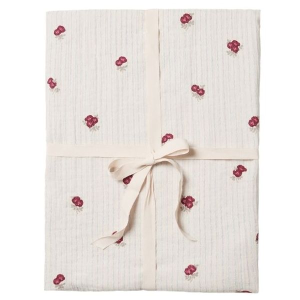 Drap housse Gaze de Coton 70 x 140 - Rosehip
