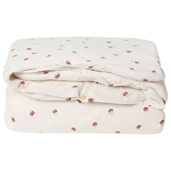 Housse de couette Gaze de Coton 140 x 200 - Rosehip