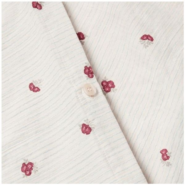 Housse de couette Gaze de Coton 140 x 200 - Rosehip