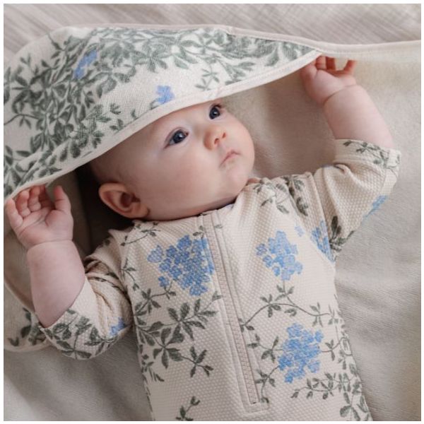 Serviette de bain bébé - Plumbago