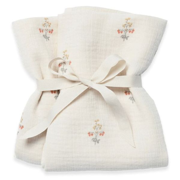 Set of 2 Muslin Cloth - La Fraise