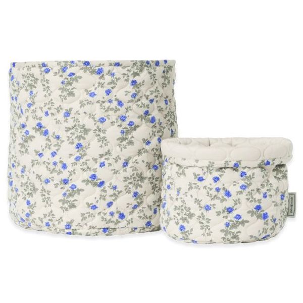 Set of 2 Quilted Storage Basket - Dainty