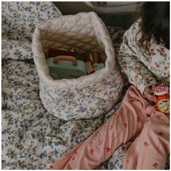 Set of 2 Quilted Storage Basket - Dainty