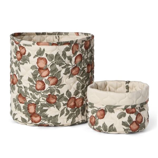 Set de 2 paniers de rangement - Pomme