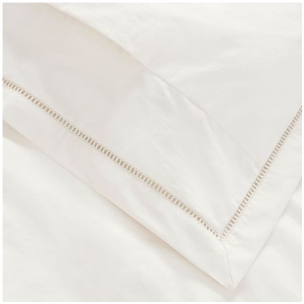 Taie d'oreiller Percale de Coton 50 x 70 - Perle
