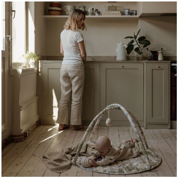 Tapis d'éveil matelassé avec arches - Plumbago
