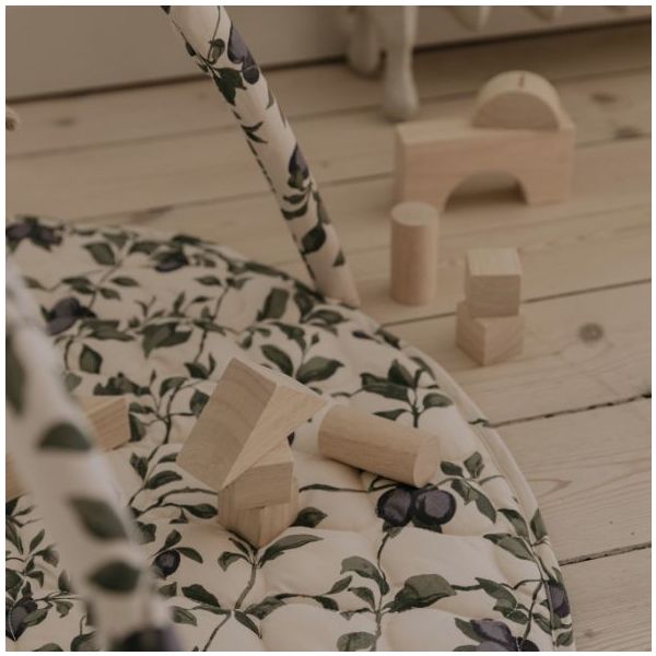 Tapis d'éveil matelassé avec arches - Prune