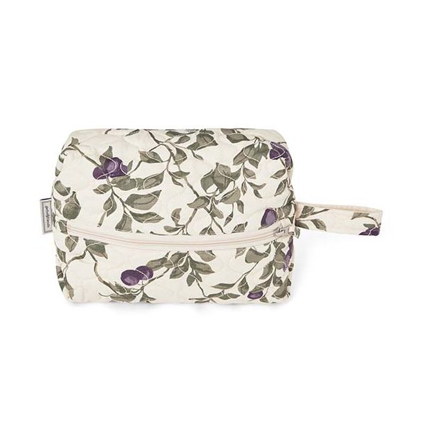 Trousse de toilette matelassée - S - Prune
