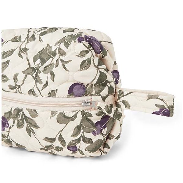 Trousse de toilette matelassée - S - Prune
