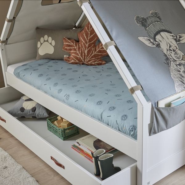 Grand Tiroir pour Lit 90 x 200 cm - Cool Kids - Blanc