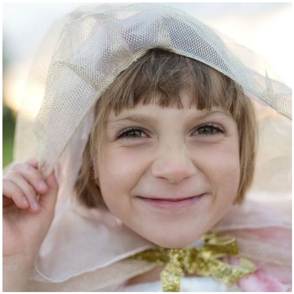 Cape de Princesse Royale - Doré - 4-6 ans (104-116 cm)