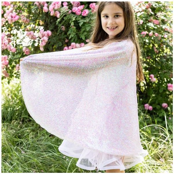 Cape à sequins - Rose - 4-6 ans (104-116 cm)