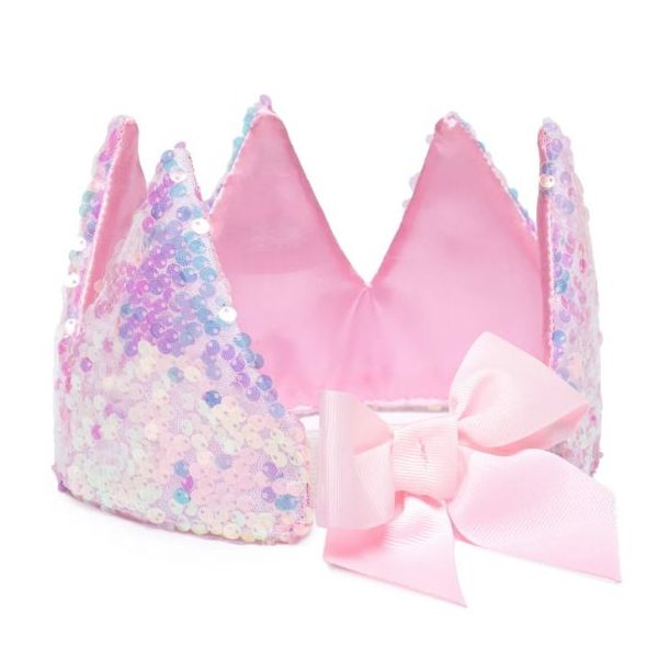 Couronne à sequins - Rose