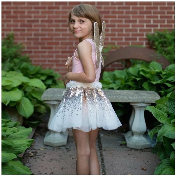 Déguisement de Fée à paillettes - Doré - 4-6 ans (104-116 cm)