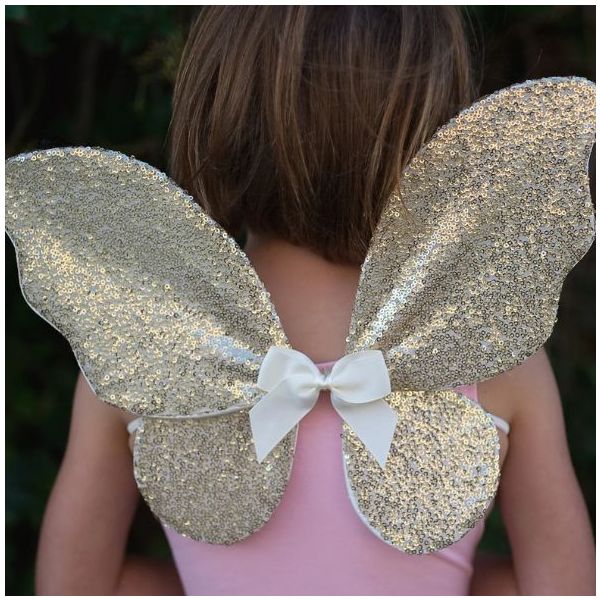 Déguisement de Fée à paillettes - Doré - 4-6 ans (104-116 cm)