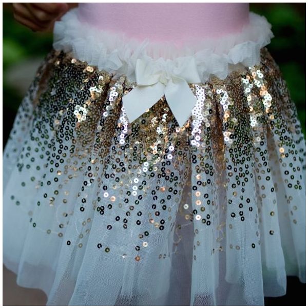Déguisement de Fée à paillettes - Doré - 4-6 ans (104-116 cm)