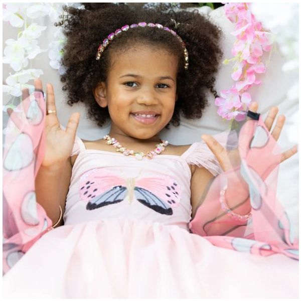 Déguisement robe de Papillon avec ailes - Rose - 4-6 ans (104-116 cm)