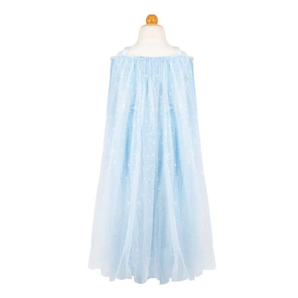 Déguisement robe de Princesse avec cape - Bleu