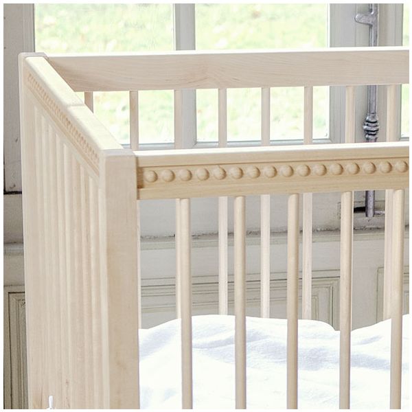 Crib with Mattress - Birch