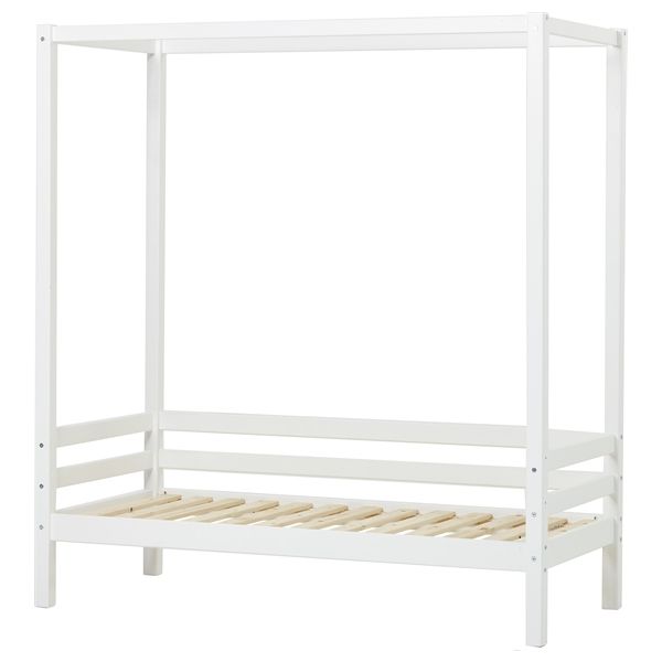 Eco Dream Four Poster Convertible Bed - 70 x 160 cm - White