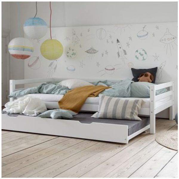 Eco Dream Convertible Day Bed 90 x 200 cm - White