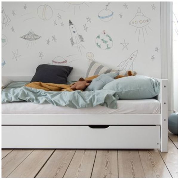 Eco Dream Convertible Day Bed 90 x 200 cm - White