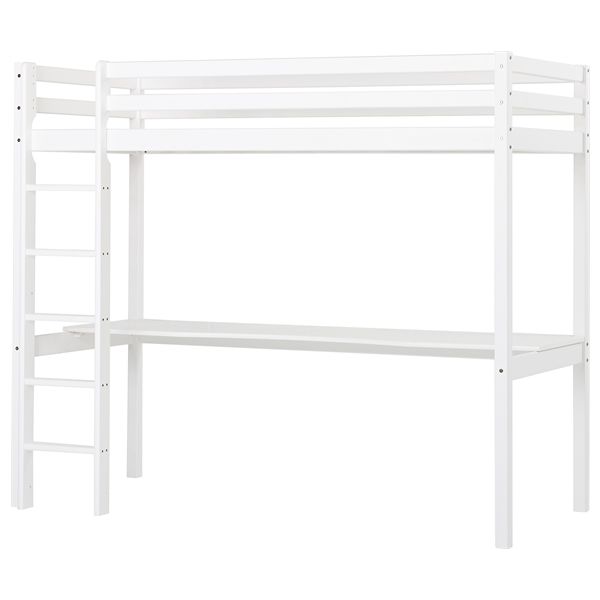 Eco Dream Convertible Loft Bed with Desk 90 x 200 cm - White