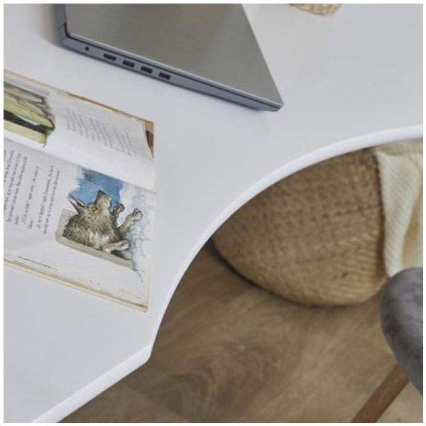 Eco Dream Convertible Loft Bed with Desk 90 x 200 cm - White