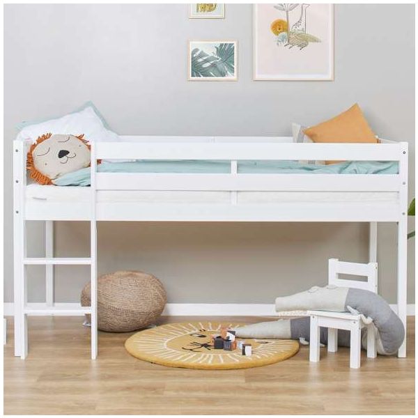 Lit mi-hauteur (H 114 cm) Eco Comfort 90 x 200 cm