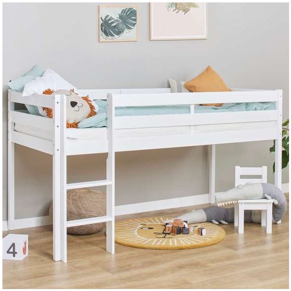 Lit mi-hauteur (H 114 cm) Eco Comfort 90 x 200 cm