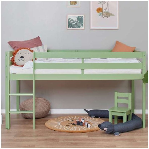 Lit mi-hauteur (H 114 cm) Eco Comfort 90 x 200 cm