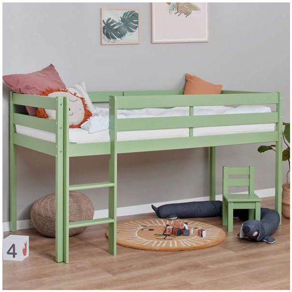 Lit mi-hauteur (H 114 cm) Eco Comfort 90 x 200 cm