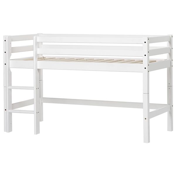 Lit mi-hauteur évolutif (H 105 cm) Eco Dream 70 x 160 cm - Blanc