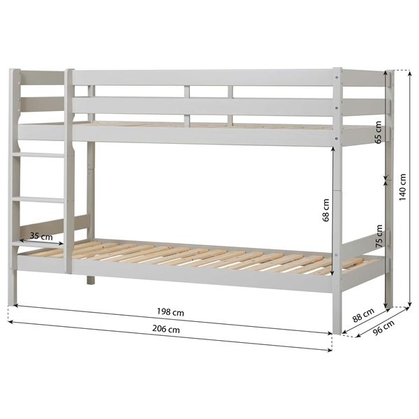 Lit superposé Eco Comfort 90 x 200 cm