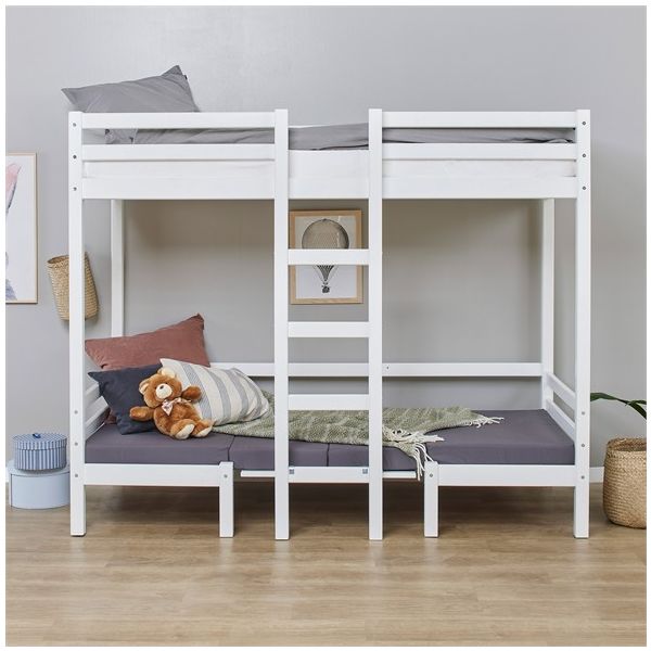 Lit superposé Eco Dream Jumbo 90 x 200 cm - Blanc