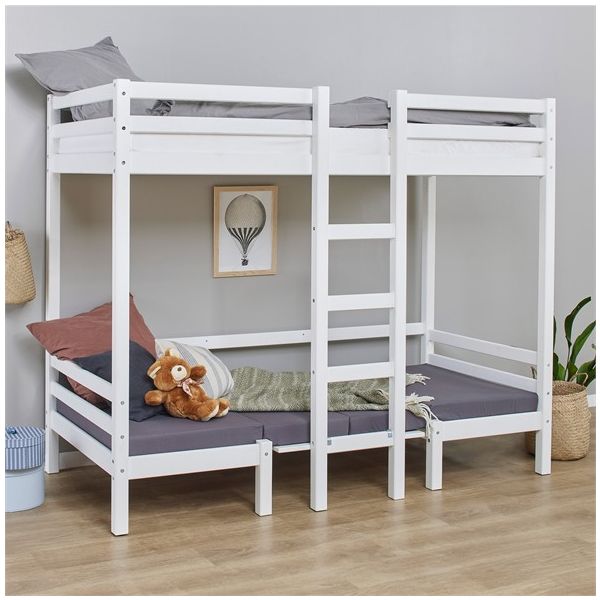 Lit superposé Eco Dream Jumbo 90 x 200 cm - Blanc