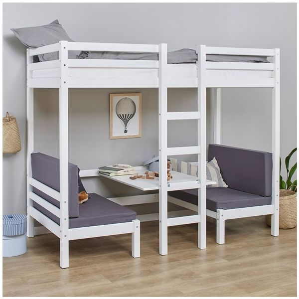 Lit superposé Eco Dream Jumbo 90 x 200 cm - Blanc